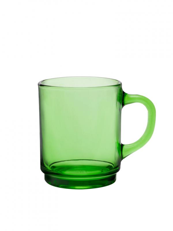 Duralex Green Versailles 26cl, zöld üveg bögre
