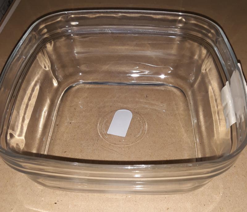 Duralex LYS salátás tál, szögletes, 17X17 cm, 201015