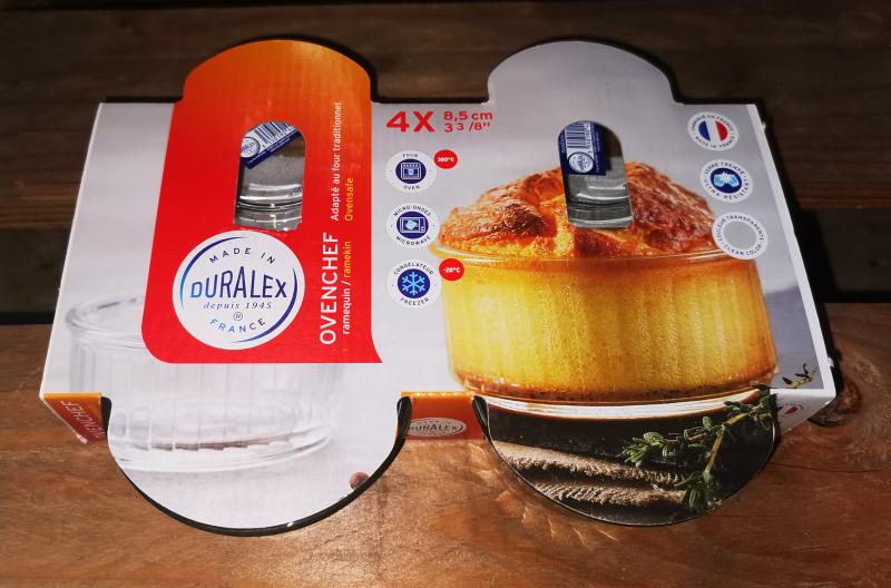 Duralex Ovenchef souffle tál szett, 4 db, 8,5 cm, 201194