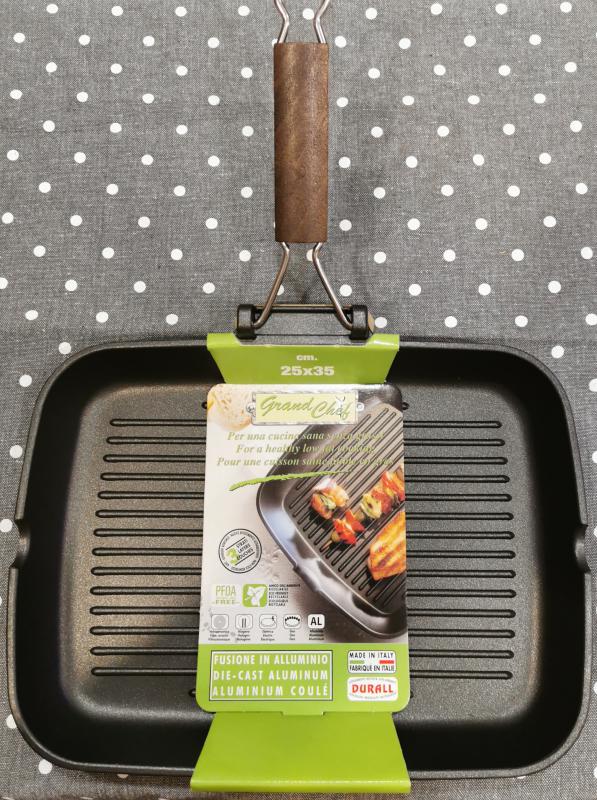 Durall Grand chef öntvény grillsütő, mély, 25X35 cm, 183002