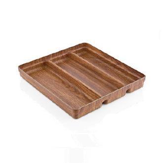 EVELIN plastic evőeszköztartó 3 részes 32x35x4,5cm, 10109 M