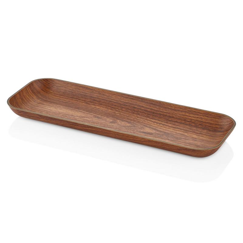 EVELIN plastic kínáló téglalap 13,3×36,5×1,5cm BATON, 10268 M