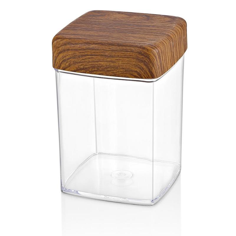 EVELIN plastic tároló szögl. 1l 10x10x14,5cm, 10818 M