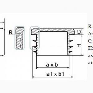 100x120 mm-es zártszelvénydugó . Kiszerelés:10 db