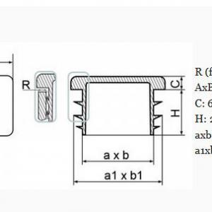 100x150 mm-es zártszelvénydugó . Kiszerelés:2 db