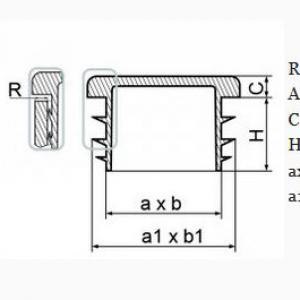 10x25 mm-es zártszelvénydugó . Kiszerelés: 50 db