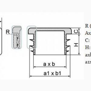 10x35 mm-es zártszelvény dugó . Kiszerelés: 50 db