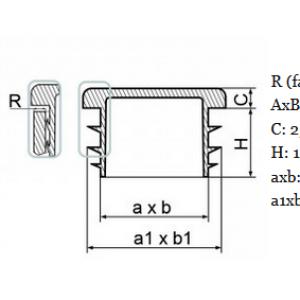 10x40 mm-es zártszelvénydugó . Kiszerelés: 50 db