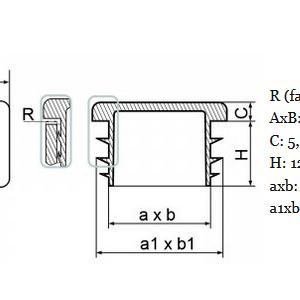 15x35 mm-es zártszelvénydugó . Kiszerelés: 50 db