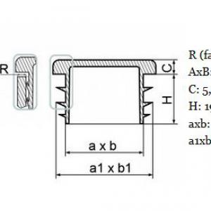 20x70 mm-es zártszelvénydugó . Kiszerelés: 50 db