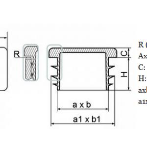27x40 mm-es zártszelvénydugó . Kiszerelés: 50 db