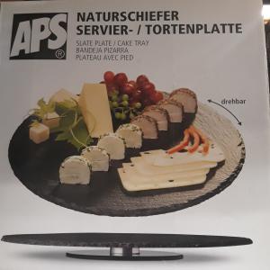 APS kő forgó tortatál, 32 cm, 438178