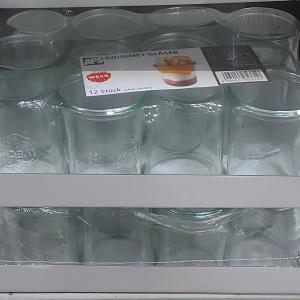 APS WECK üveg kínáló pohár, 6x8,5cm, 12db, 16cl,
