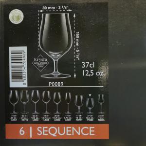 Arcoroc Chef&Sommelier; Sequence talpas pohár, 37 cl, 6 db