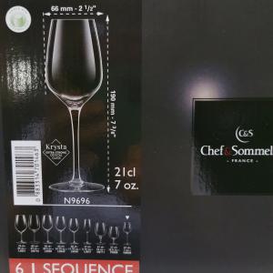 Arcoroc Chef Sommelier; Sequence talpas boros pohár, 21 cl, 6 db