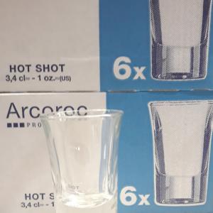 Arcoroc Hot Shot pálinkás pohár, 3,4 cl, 6 db, 502057