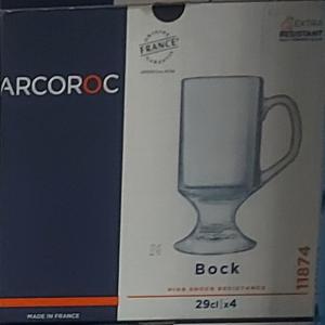 Arcorock Bock Irishcoffe talpas pohár, 29cl, 4db, üveg