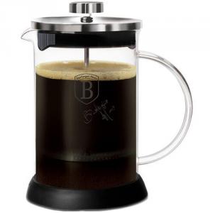 Berlinger Haus dugattyús kávé-és tea készítő, 600 ml, ezüst-fekete, BH-6302