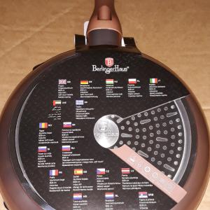 Berlinger Haus Rose Gold bev.szeletsütő, 28 cm, indukciós, BH-1510N