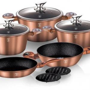 Berlinger Haus Rose Gold edénykészlet BH-1220N, indukciós