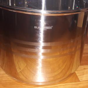 Blaumann Gourmet Line rozsdamentes fazék+üvegfedő, 15,5 liter, indukciós, BL-1013