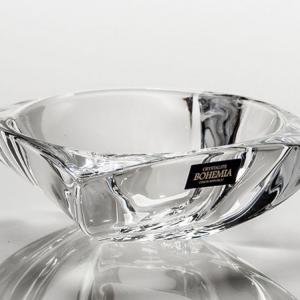 BOHEMIA AREZZO tál 22×22 cm, átlátszó kristály