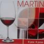 BOHEMIA MARTINA vörösboros kristálypohár, 45 cl, 6 db, 416032