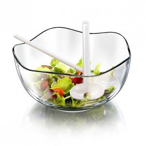 Borgonovo ONDA 26 salátás tál 26 cm, +műanyag salátakanál és villa, 186038