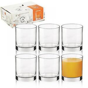 Bormioli Cortina vizespohár, 25,5 cl, átlátszó üveg, 6 db