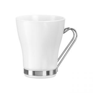 Bormioli Rocco Aromateca Oslo White cappuciner csésze, fehér üveg, 23,5 cl, 4 db, 119168