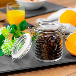 Bormioli Rocco OFFICINA 1825 csatos üveg, befőttes üveg, 0,35 liter