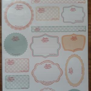 Bormioli Rocco Quattro Stagioni címke tároló üvegre, 30 db, 119731