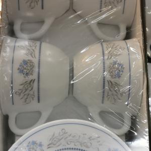 Bormioli Rocco Toledo Exotique 6 személyes üveg teás készlet, 22 cl