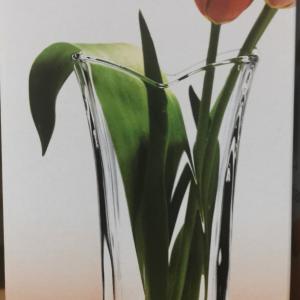 Bormioli Rocco Vinciana virágváza, üveg, 23 cm,