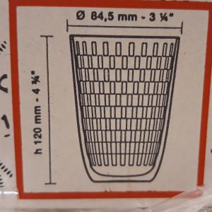 Bormioli SLOT Trans átlátszó üdítős pohár, üveg, 39 cl, 6 db