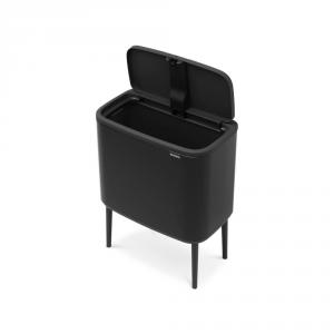 BRABANTIA BO TOUCH BIN patentos szemetes 36l  MATT BLACK, fekete, 315824