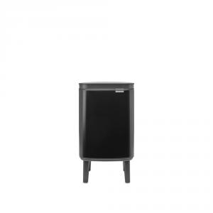 BRABANTIA BO WASTE BIN HI fém hulladék tartó. 4l MATT BLACK, fekete, 227028