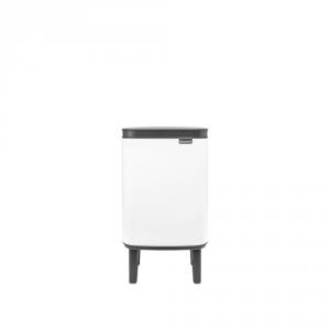 BRABANTIA BO WASTE BIN HI fém hulladék tartó, 4L WHITE, fehér, 227042