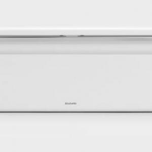 Brabantia Fém kenyérdoboz 2 kg szögletes (patentos) FALL FRONT, fehér, 236785