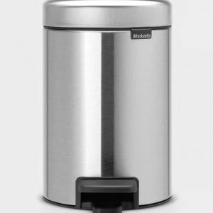 Brabantia Pedal Bin Newicon Matt Steel FPP, pedálos szemetes, 3 liter, 112164