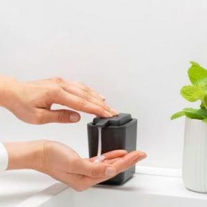 BRABANTIA szappanadagoló műanyag, 11,7x9,5x5,8mm, dark grey, sötét szürke, 302503