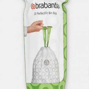 BRABANTIA Szemeteszsák, 23-30 liter, 20 db, /G/, 246265