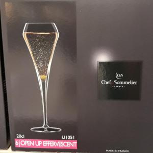 Chef Sommelier; Open Up Effervescent  pezsgős pohár 20 cl, 6 db