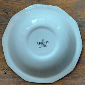 CHURCHILL ARTIC WHITE kerámia salátás tál, szögletes, fehér, 25,5cm