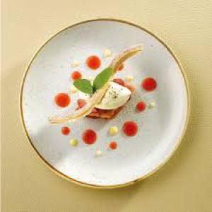 Churchill STONECAST BARLEY WHITE kerámia desszert tányér 21,7cm 1db, SWHSEVP81