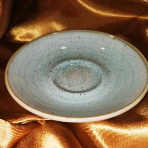 Churchill STONECAST DUCK EGG BLUE kerámia csészealj ( Espresso ) 11,8 cm 1 db, SDESESS 1