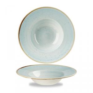 Churchill STONECAST DUCK EGG kerámia, széles peremes tányér 24cm,1db, SDESVWBM1