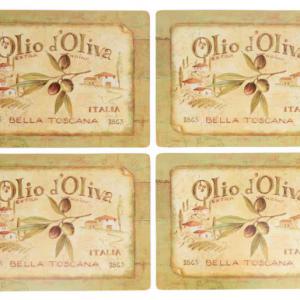 Creative Tops Olio d Oliva 4 db parafa tányéralátét 40x29cm