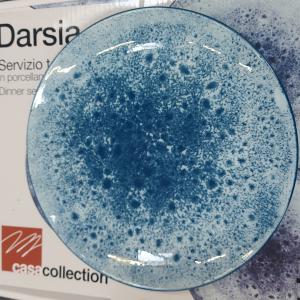 DARSIA BLU porcelán étkészlet 18 db, kék