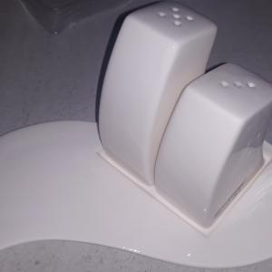 Deagourmet Onda porcelán só-és borstartó+alj, 295016